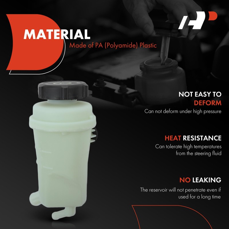 A-Premium Depósito/tanque de dirección asistida con tapa compatible con Ford