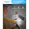 eSynic Desktop Magnifying Glass with Light-Rechargeable 800mAh LED Magnifier –