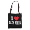 I Love Lazy Acres Tote Bag