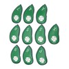 10 PCS Golf Club Head Covers Four Leaf Clover Pattern