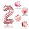 16 Inch New Years Eve Decorations 2024 Balloons - Pink