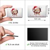 TRIOSK Christmas Magnets 3D Illusion Fridge Magnet Cat with Saying