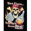 Shawprint Limited Time Flies When Your Having Rum RETRO METAL