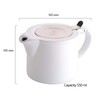 BIA International Infuse Teapot Stainless Steel Infuser | White |