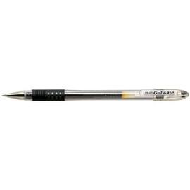 Pilot G1 Grip Gel Ink Rollerball Pen Fine Black [Pack of 12]