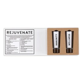 Bella Sleep + Spa Elixir Shot Glasses Cardboard Book Gift Box, 2-Piece, Immunity & Wellness