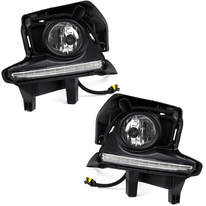 Remarkable Power 2013-2016 Highlander LED Fog Light Bumper Lamp Kit