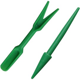 Mini Garden Hand Succulent Transplanting Tools,Widger Plastic Seedlings Dibber Sowing Digging Mini Garden Hand Tools for Home Garden,Pack of 2 Hand Tools