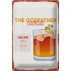 Tin Sign 30 x 20 cm The Godfather Cocktail Recipe