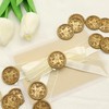 SWANGSA Botanical Flowers Letter W Wax Seal Stickers, 100 Pcs,