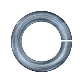Weave Got Maille Anodized Aluminum Gauge Gunmetal Jumprings, 3.5mm