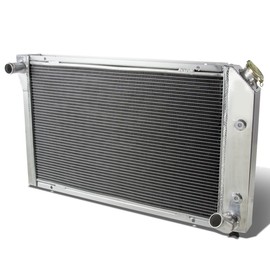 Auto Dynasty Radiator Compatible with 1977-1982 Chevy Corvette MT, Full Aluminum 3-Row Cooling Radiator, Tri-Core