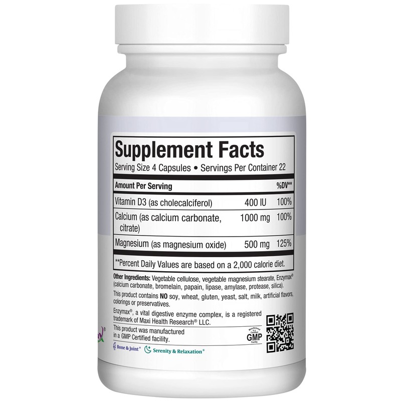 Calcium 1000 mg Supplement with Vitamin D3 (1000 IU) and