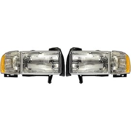 Dorman 1590121 Headlight Assembly Compatible with Select Dodge Models, 2 Pack