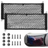 RED WOLF 2 Pcs Universal Cargo Net Pocket Elastic Mesh