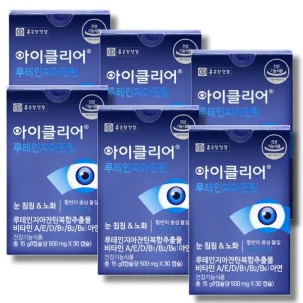 Chong Kun Dang Health iClear Lutein Zeaxanthin 30 Capsules x