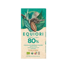 Premium Organic 80% Cocoa Dark Chocolate Bar - Vegan, Lactose-Free, Gluten-Free, Sugar-Free - Sweetened with Erythritol, Fair Trade, 2.82 oz (Pack of 9)