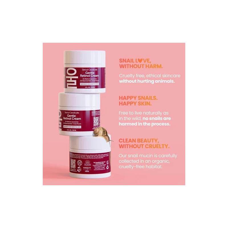 🌙🐌 Crema de Noche con Retinol & Mucina de Caracol