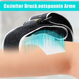 DINSONG Elbow Bandage Tennis Elbow Bandage, Elbow Bandages Men and Women, Elbow Bandage for Women, Men's Golfer's Elbow, Tennis Elbow Sports, Tennis, Strength Sports, Golf, Black