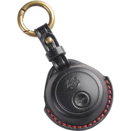 [smasol] WR-V Key Cover, Freed, Genuine Leather, New Fit 4, Key Cover, Civic Vezel, Motorcycle, PCX125, JK05, PCX160, KF47, JK03 Key Case, Black (Engine Starter) / 2 Button