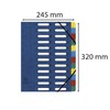 Exacompta 5324E Premium Folder Harmonica Made of Extra Strong Colorspan