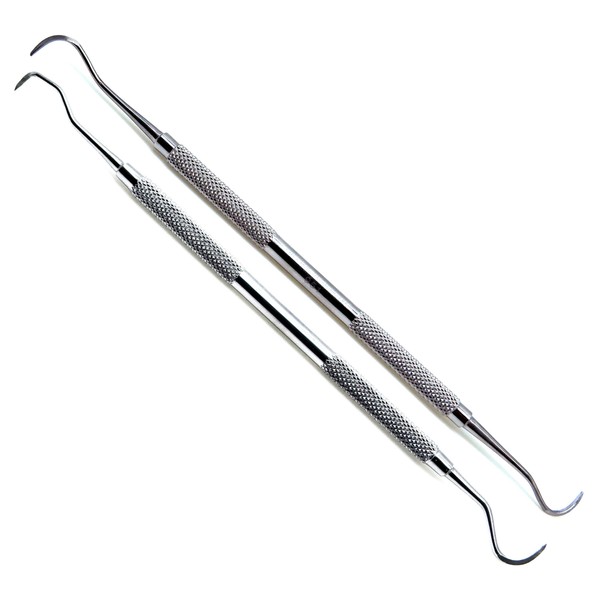 Dental Scaler Anterior Posterior New Periodontics Instrument 2 Pcs Set