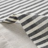jinchan Linen Striped Valance for Windows 18 Inch Blackout Drapes