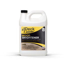 #1 Deck Wood Brightener - 1 Gallon - Makes 5 Gallons of Wood Deck Brightening Solution