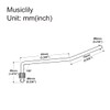 Musiclily Pro 6mm Steel Tremolo Arm Plug-in for Floyd Rose