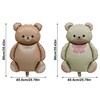 YOIOZAIZAI Matte teddy bear balloons Decorations 2PCS Foil Mylar Balloons