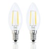 Lamsky E14 European Screw Base LED Filament C35 Shape Bullet