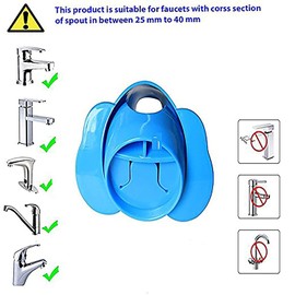 AOI Tap Extension for Children - Set of 2 Animals Tap Extension for Sink Taps - Hand Wash for Babies, Toddlers & Children Funny Tap (Elephant and Duck)