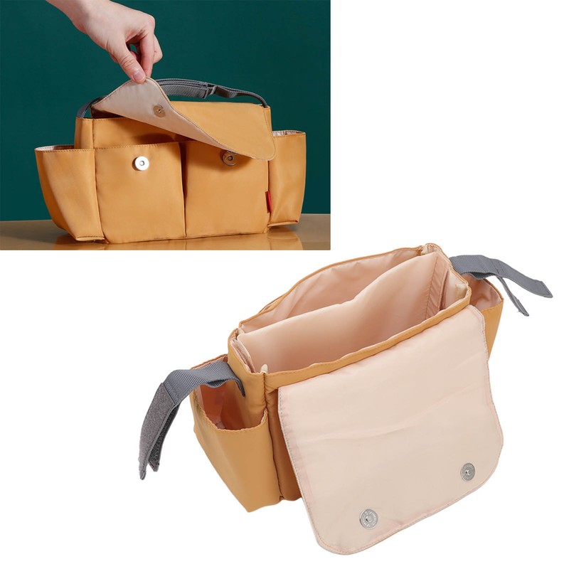 Baby Stroller Organizer Multifunction Waterproof Nylon Stroller Bag Organizer Large