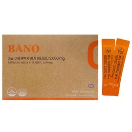 Banobody 바노 이왕재 박사 메가 비타민C 2000mg 고함량 영국산 비타민 90포 / 써클 Bano Lee Wong-jae Doctor Mega Vitamin C 2000mg High Potency UK Vitamin 90 Sachets / Circle