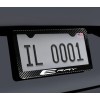Gearhead Frames Glowing E-Ray License Plate Frame 100% Carbon Fiber