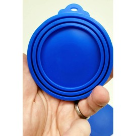 Unbranded 2-PACK Simply Good Universal Fit Pet Food Can Lids - 100% Silicone