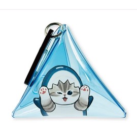 mofusand Clear Triangle Pouch (Shark Nyan)