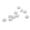 10pcs Sound Amplifier Closed Domes Single Layer Double Hole Silicone