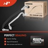 A-Premium Engine Oil Cooler Line Hose Assembly Compatible with Ford