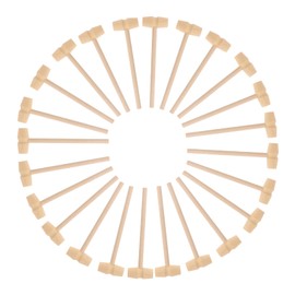 Operitacx 20 Pcs Mini Beat Crab for Babies Mini Food Mini Gavel Mini Unfinished Mallet Funny Mallet Wood Hammer Bamboo