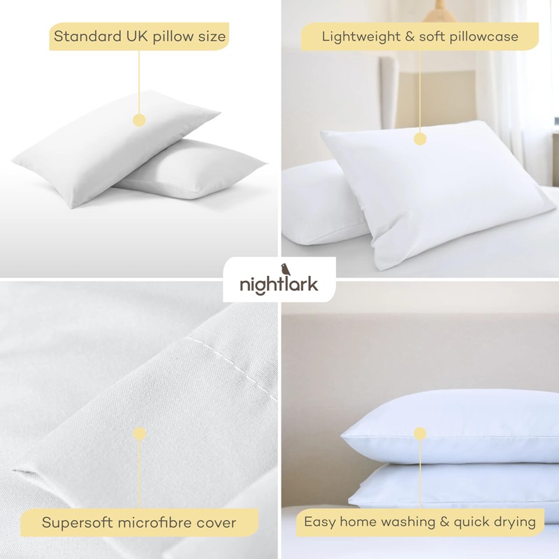 Night Lark - Pillowcase Pair - Plain Dye Collection -