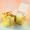 COTOPHER 100pcs Wedding Favor Boxes, Paper Gift Boxes 3x3x3 Inches