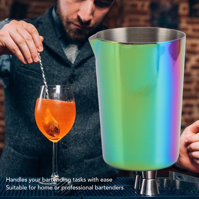 Bartending Cup Dishwasher Safe Rust Proof Stainless Steel Cocktail Mixing