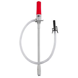 DEWAY Automatic Fuel Transfer Pump with Auto-Stop, 3X More Powerful D Battery Powered, Extra Long Hose, Portable Liquid Pump Transfers Gasoline, Water & More at 2.4 Gal/Minute