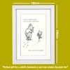 Oscar Finks Winnie the Pooh and Piglet Friendship Quote Framed