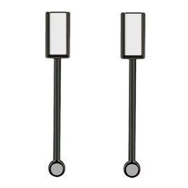 2 Pieces Double-head Magnet Stick Magic Magnet Stick for 3D Magnetic Cat Eye Gel Magic Nail Art Manicure Tool, Black