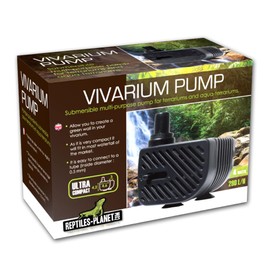 Reptiles-Planet Vivarium Pump for Waterfall Terrarium, 280L/H, 4W, 4.2 cm x 3 cm x 4.6 cm Size