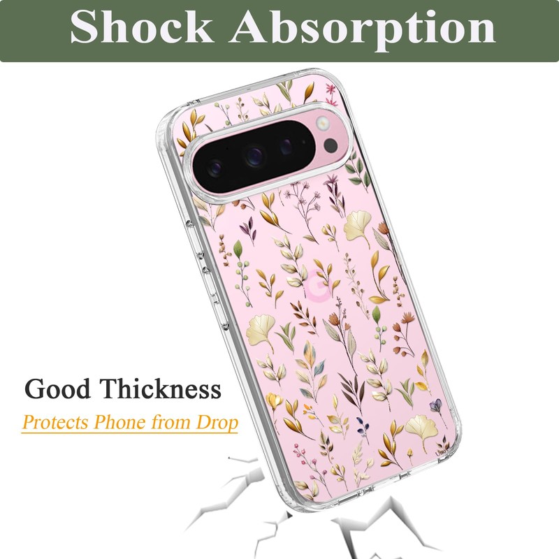Unov Case Compatible with Pixel 9 Pixel 9 Pro Case