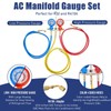 BACOENG AC Gauge Set for R32 R410a, A/C Refrigerant Recharge