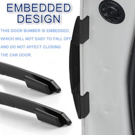 Car Door Edge Guards Protector - 4Pcs Auto Anti-Collision Crash Scratch Trim Side Door Entry Guard Bumper Automotive Accessories for Cars,Truck,SUVs